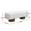 Modern Upholstered Ottoman Bench with High-Density Foam Seat for Bedroom or Entryway, No Assembly Needed – 3irtyhousy - 4 of 4