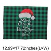 Unique Bargains Christmas Place Mats Linen 13"x17.7" 2Pcs - 3 of 4