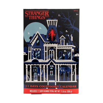 Stranger Things 11 Day Countdown Calendar Bath and Body Set - 11.6oz/11pc