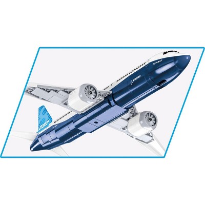 COBI Boeing 737-8 White and Blue Building Block Model Set