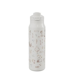 Zak Designs 24oz Stainless Steel Vacuum Insulated Chug Bottle - 1 of 4