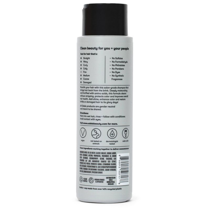 Odele Moisture Repair Shampoo for Dry + Damaged Hair - 13 fl oz, 3 of 8