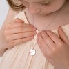 Girls' Heart Cutout Medal Sterling Silver Necklace - In Season Jewelry - 3 of 4