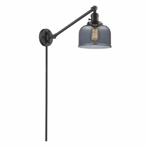 Bell - 1 Light Swing Arm Wall Sconce In Industrial Style-25 Inches Tall and 8 Inches Wide - 1 of 1