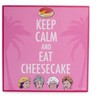 Silver Buffalo The Golden Girls Keep Calm And Eat Cheesecake 6 x 6 Inch Wood Box Sign - 2 of 4