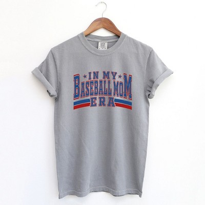 Simply Sage Market Women's In My Baseball Mom Era Short Sleeve Garment Dyed Tee