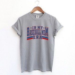 Simply Sage Market Women's In My Baseball Mom Era Short Sleeve Garment Dyed Tee - 1 of 4