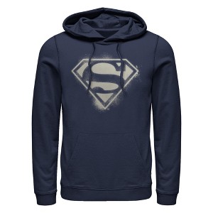 Men's Superman Spray Logo Pull Over Hoodie - 1 of 4