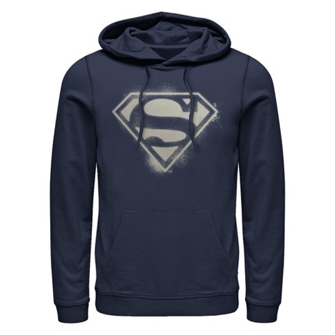 Men's Superman Spray Logo Pull Over Hoodie - image 1 of 4