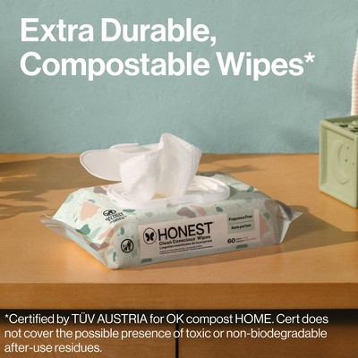 The Honest Company Clean Concious Sensitive Skin Baby Wipes - Terrazzo ...