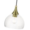 Livex Lighting Glendon 1 - Light Pendant in  Antique Brass/Polished Brass - 3 of 4