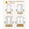 Front Door Indoor 21 inchx 31 inch Ultra Non Slip Rubber Backed Dirt Trapper Low Profile Washable Easy Clean Entry Entryway - 2 of 4