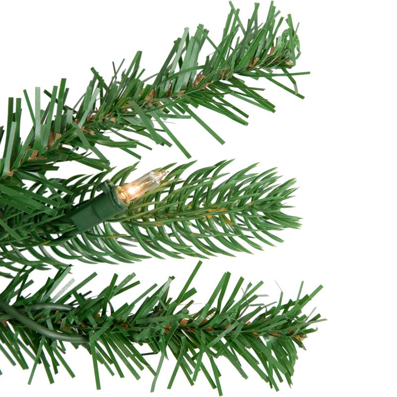 Northlight Pre-Lit Sierra Noble Fir Artificial Christmas Wreath, 30-Inch, Clear Lights, 4 of 6
