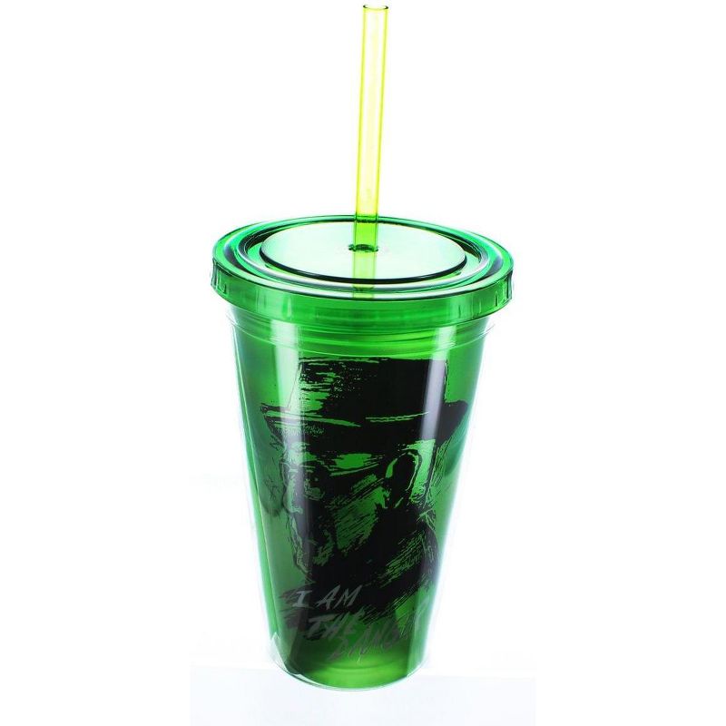 Just Funky Breaking Bad Danger Green 16oz Carnival Cup w/ Straw, 1 of 2
