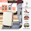 Lightweight Expandable ABS Hardshell Suitcase with TSA Lock, Spinner Wheels, and Telescopic Handle, Hardside Luggage for Men Women - 3 of 4