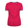 MLB Texas Rangers Women's Heather Bi-Blend Ringer T-Shirt - 2 of 4