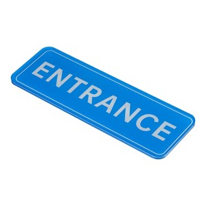 Unique Bargains Acrylic Self-Adhesive Decor Home Door ENTRANCE Sign - 1 of 4