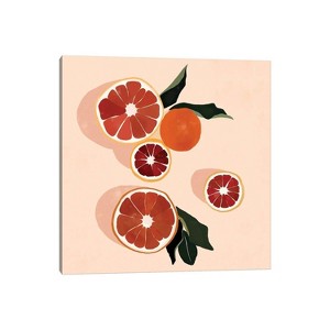 Grapefruit by Bria Nicole Unframed Wall Canvas - iCanvas - 1 of 3