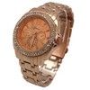 Olivia Pratt Rhinestone Bezel Classic Bracelet Metal Watch - 2 of 4