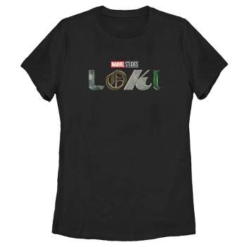 Women's Marvel Loki Logo T-shirt : Target