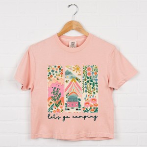 Simply Sage Market Let's Go Camping Van Boxy Crop Top - 1 of 4