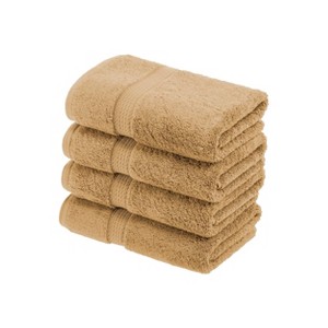 Luxury Cotton Heavyweight Ultra-Plush Hand Towel Set of 4 by Blue Nile Mills - 1 of 4