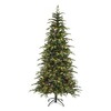 7.5ft Prelit Slim Fraser Grande Christmas Tree  with 2199 Mixed PE & PVC Tips, 400 Lights & 11 Light Modes - 2 of 4