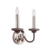 Craftmade Lighting Ashwood 2 - Light Wall Light in  Polished Nickel/Greywood - 3 of 3