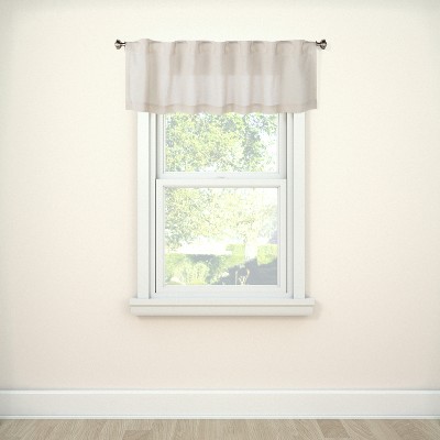 15"x54" Window Valance Beige - Threshold™