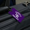 University of Evansville Purple Aces Logo Luggage ID Tags Suitcase CarryOn Cards  Set of 2 - 4 of 4