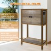 ELJGET Aquarium Stand with Power Outlets & Storage, Double Tank Metal Fish Tank Stand for Fish Reptile Turtle Tanks - 4 of 4