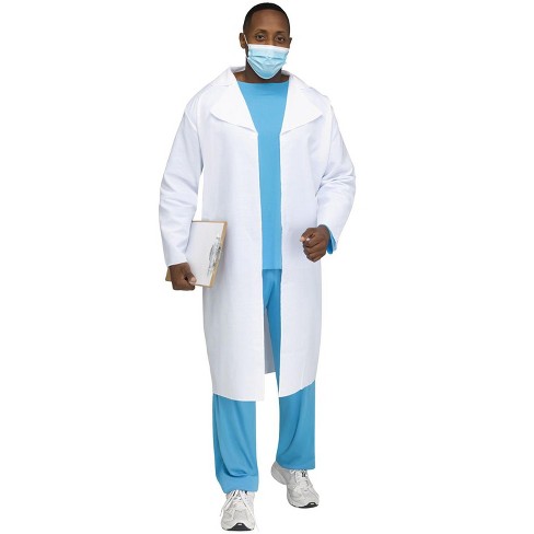 dæmning skulder Forpustet Fun World Doctor W/lab Coat Men's Costume, One Size : Target