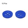 Unique Bargains Resin Craft DIY Round Flat 4-Hole Replacement Sewing Buttons 10 Pcs - 3 of 4