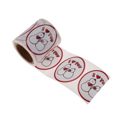 Unique Bargains Christmas Stickers for Ceramic Glass Metal Paper Plastic Peel Red White Green 1Pcs