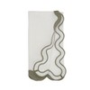 Saro Lifestyle 100% Linen Soft Hue Scallop Napkin (Set of 4) - 3 of 4