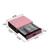 UNISOAR Biometric Fingerprint safe, Slide-Away Leather Wrapped Jewelry Storage Safe, Drawer Safe for Home and Vehicle - 4 of 4