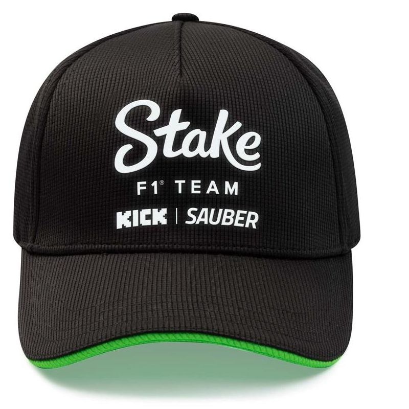 Stake F1 Kick Sauber 2024 Team Kid' s Baseball Black Hat - Youth Size, 5 of 6
