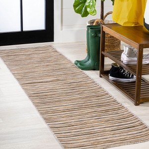 Finn Modern Farmhouse Pinstripe  Area Rug  - JONATHAN Y - 1 of 4