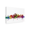 Michael Tompsett 'Kansas City Skyline' Canvas Art - 3 of 4