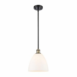 Innovations Lighting Bristol Glass 1 - Light Pendant in  Black Antique Brass - 1 of 1