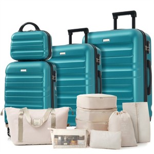 BEAFUP Hardshell ABS Luggage Set - Lightweight & Durable Suitcases with Dual Spinner Wheels, Carry-On & Check-In Sizes for Travel - 1 of 4