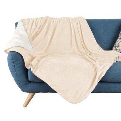 Pet Adobe Waterproof Pet Throw Blanket, Cream