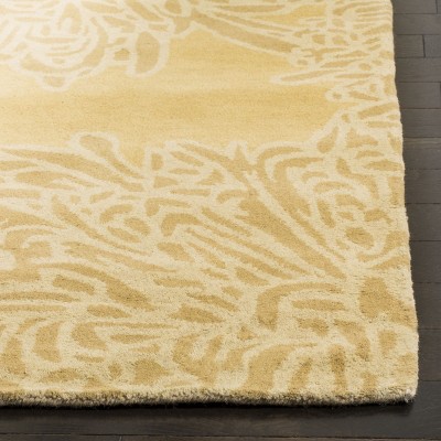 Malted Chrysanthemum Floral 8' x 10' Wool Area Rug