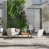 Amazonia 3pc All-Weather Wicker Outdoor Patio Conversation Furniture Set with Cushions - 2 of 4
