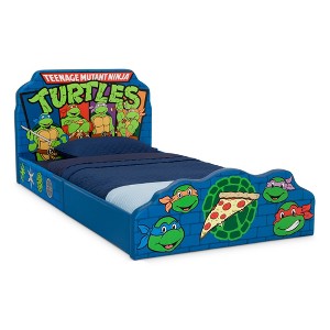 Delta Children Teenage Mutant Ninja Turtles Upholstered Twin Bed - 1 of 4
