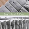 BAGOKIE 72"x72" Waterfall Ruffle Shower Curtain, Pack of 1 - 2 of 4