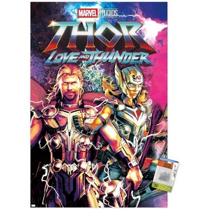 Trends International Marvel Thor: Love and Thunder - Duo Unframed Wall Poster Prints - 1 of 4