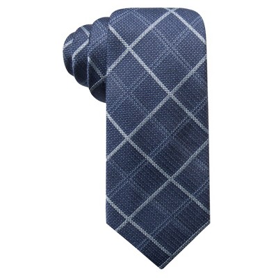 Ryan Seacrest Mens Parga Plaid Self-tied Necktie
