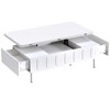NicBex Multi-Functional Lift-Top Coffee Table, Space-Saving with 2 Drawers & Foldable Tabletop with Storage Compartment for Living Room - 3 of 4