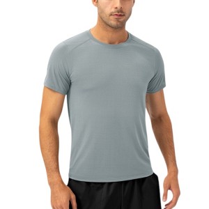 Anna-Kaci Active Men's Lightweight Crew Neck Short Sleeve Active T-Shirt with Breathable Stretch Fabric for Sports and Training - 1 of 4